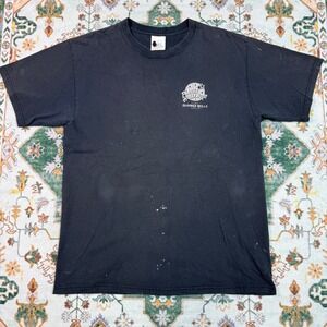 Vintage Planet Hollywood Gurnee Mills T-Shirt Black‎ Mens Large 90s PHI